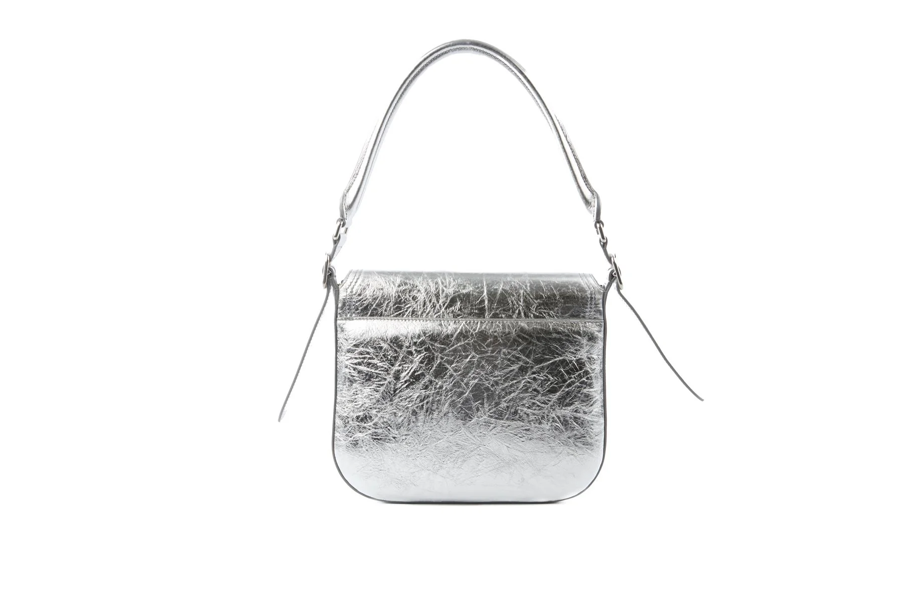 BALLY SILVER BECKETT LEATHER SHOULDER BAG - Image 6