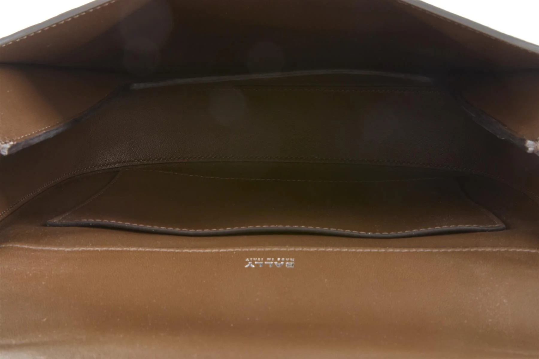 BALLY SILVER BECKETT LEATHER SHOULDER BAG - Image 8