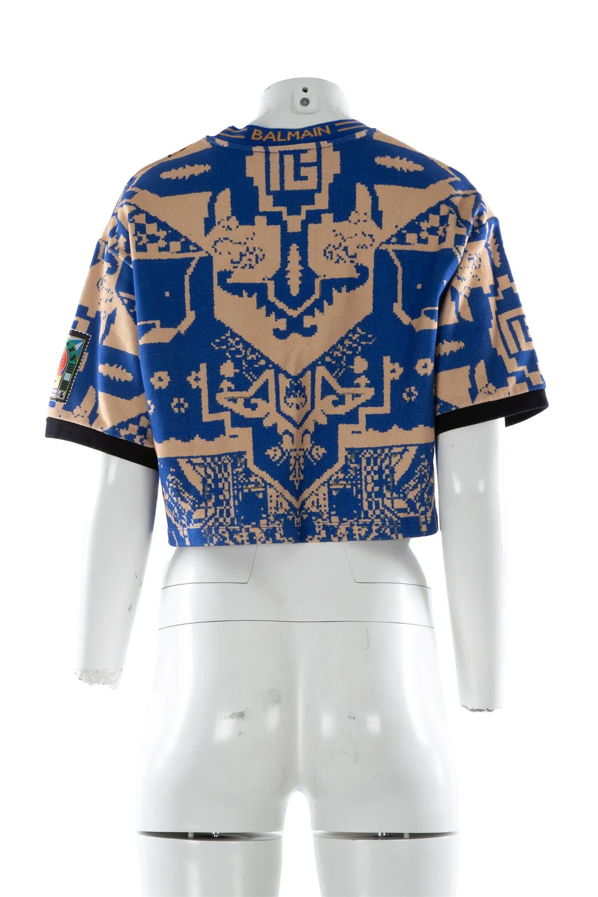 BALMAIN BLUE COTTON TOP SMALL - Image 4