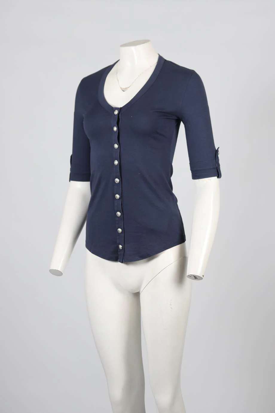 BALMAIN COTTON TOP FR 36 UK 8 - Image 3