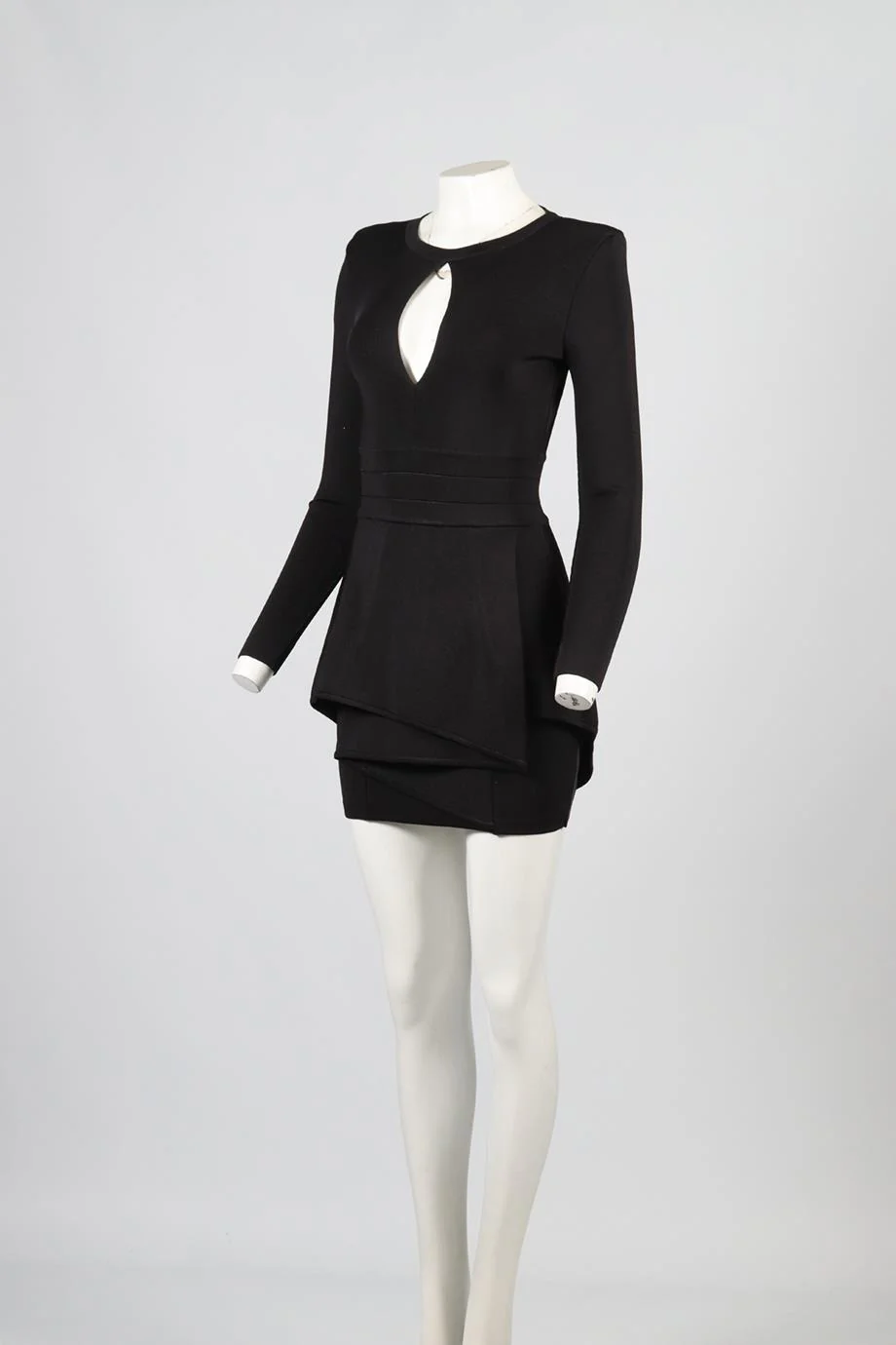 BALMAIN KNIT MINI DRESS FR 36 UK 8 - Image 3