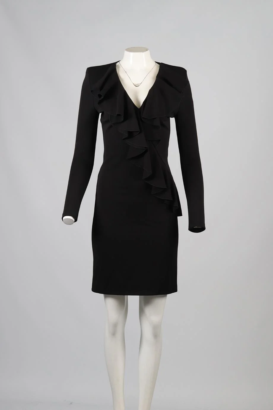 BALMAIN KNIT MINI DRESS FR 38 UK 10 - Image 2