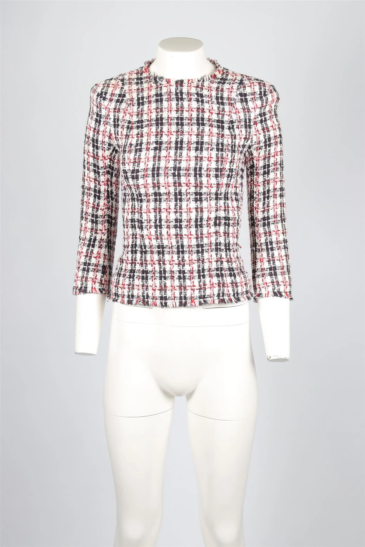 BALMAIN MULTI TWEED TOP FR 34 UK 6 - Image 2