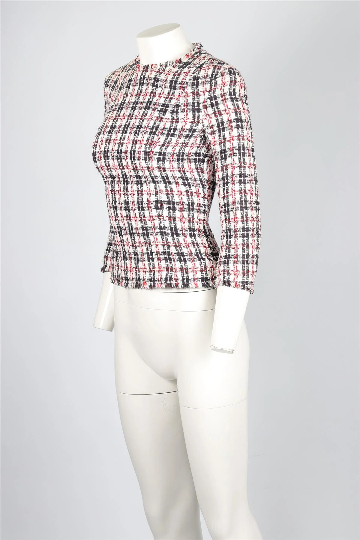BALMAIN MULTI TWEED TOP FR 34 UK 6 - Image 3