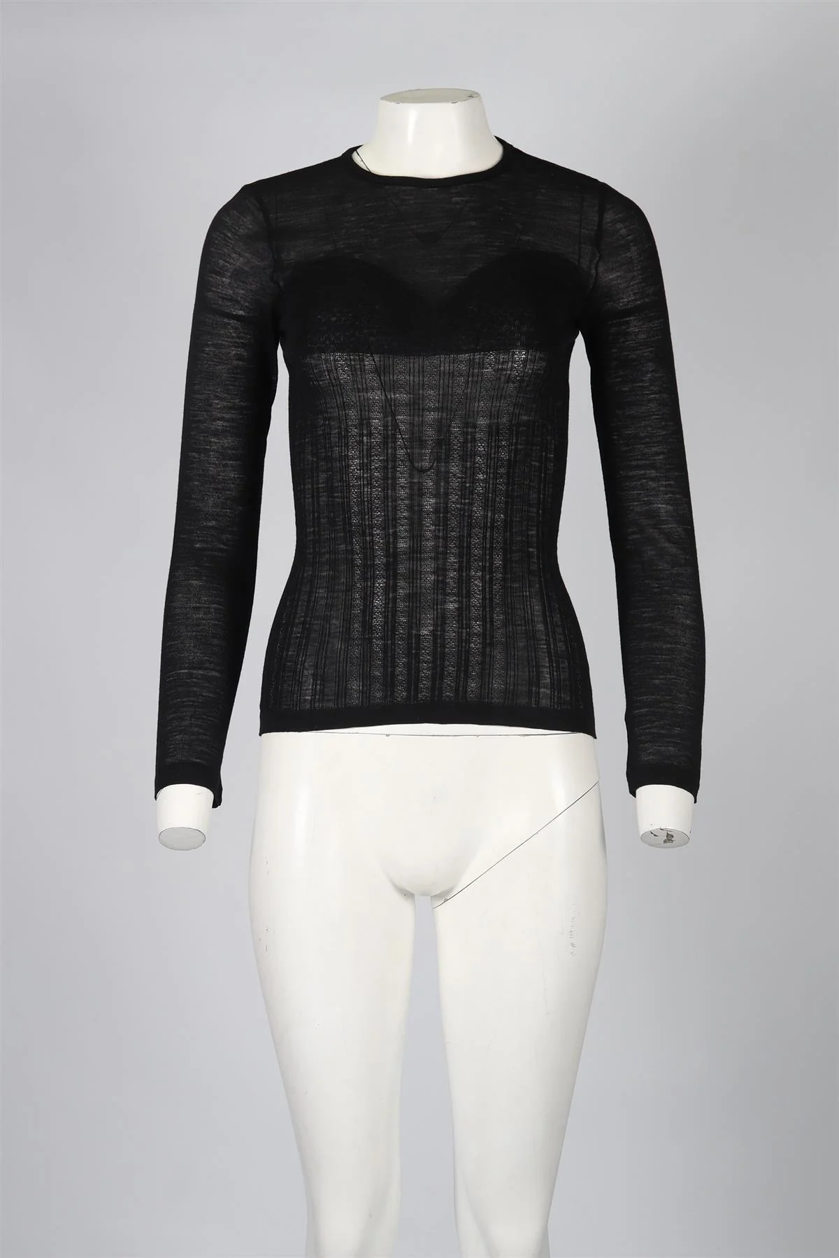 BALMAIN WOOL TOP FR 38 UK 10 - Image 2