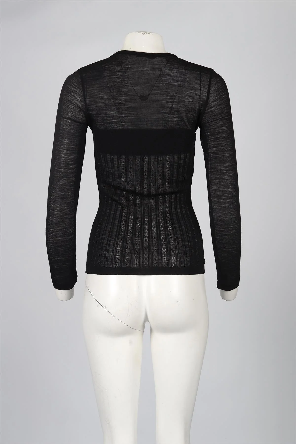 BALMAIN WOOL TOP FR 38 UK 10 - Image 4