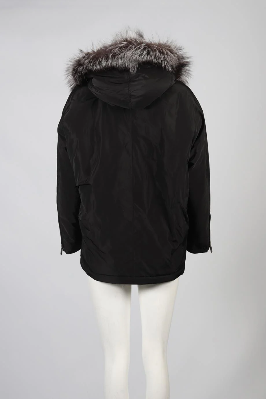 BARBARA BUI FUR JACKET UK 12 - Image 4