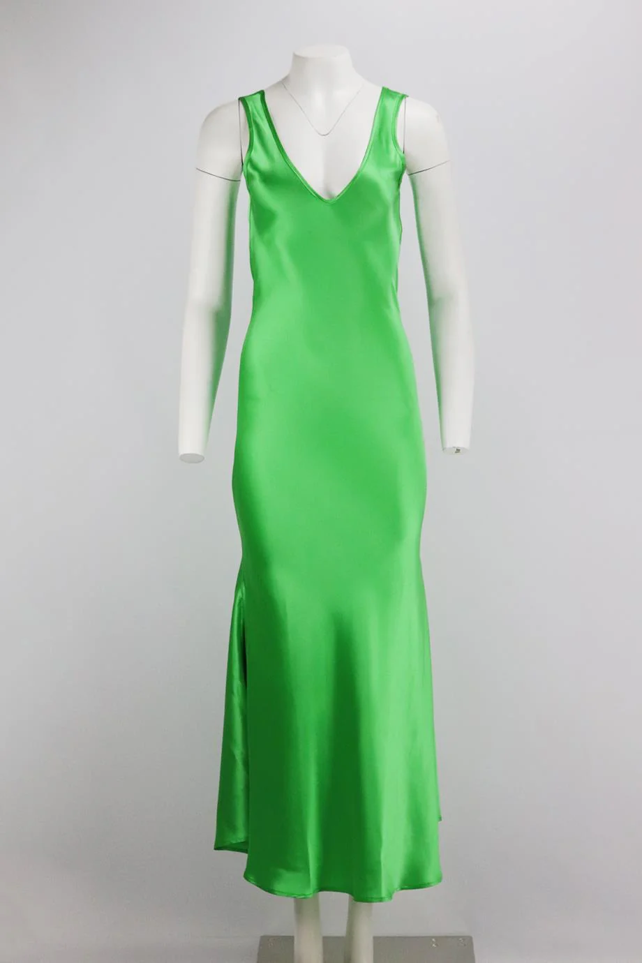 BARDO COLLECTIVE SILK SATIN MAXI DRESS SMALL - Image 2