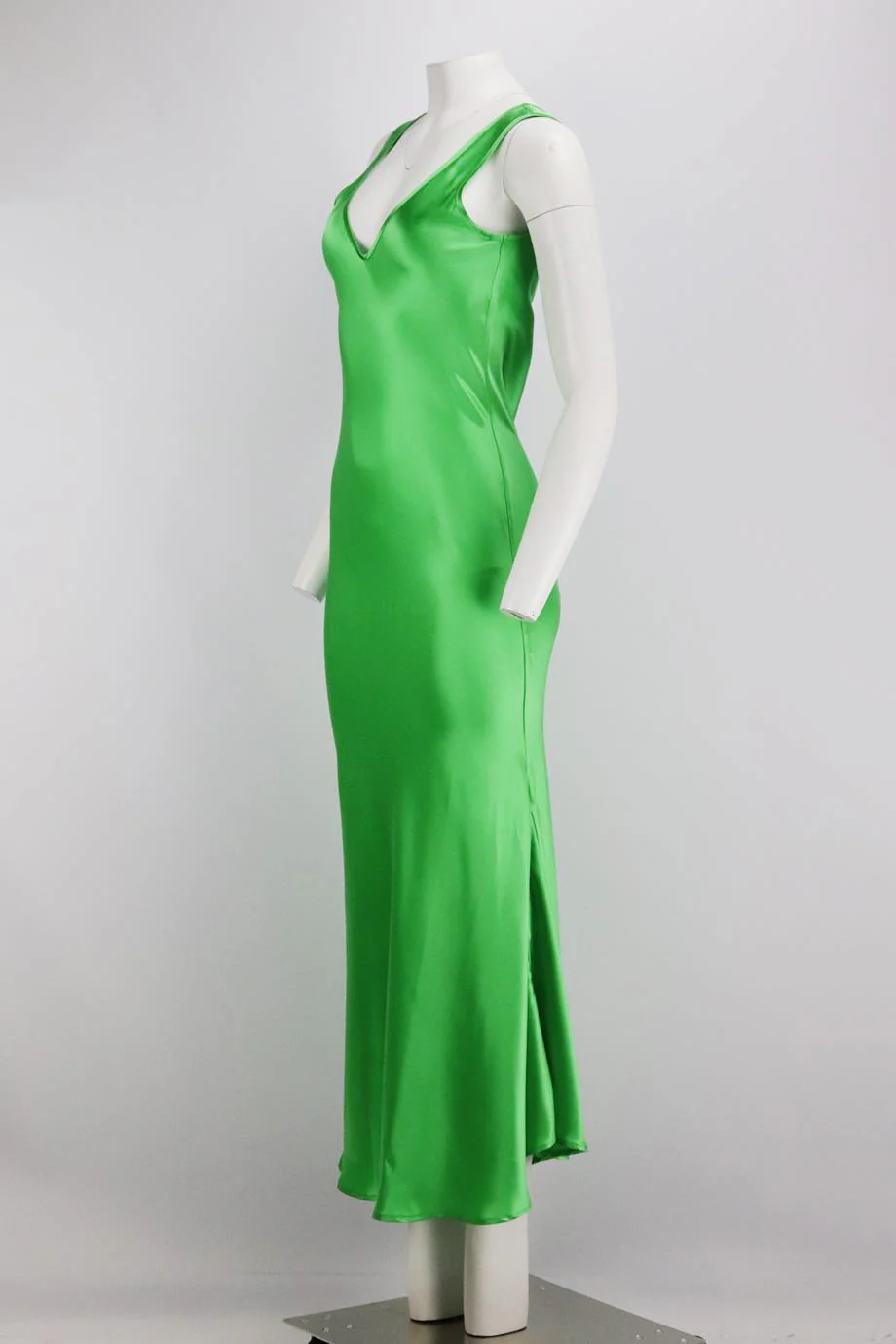 BARDO COLLECTIVE SILK SATIN MAXI DRESS SMALL - Image 3