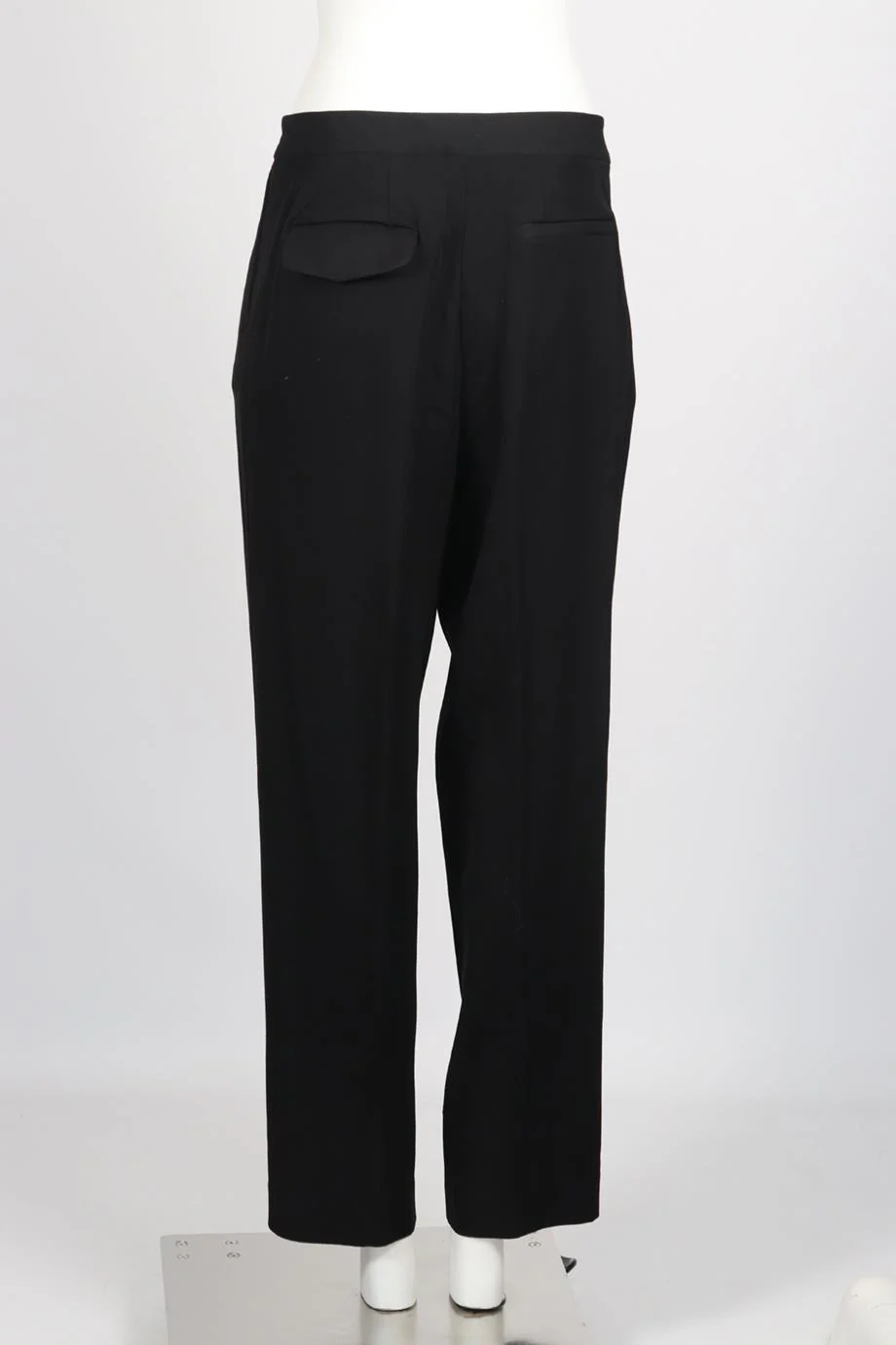 BASSIKE WOOL WIDE LEG PANTS MEDIUM - Image 4