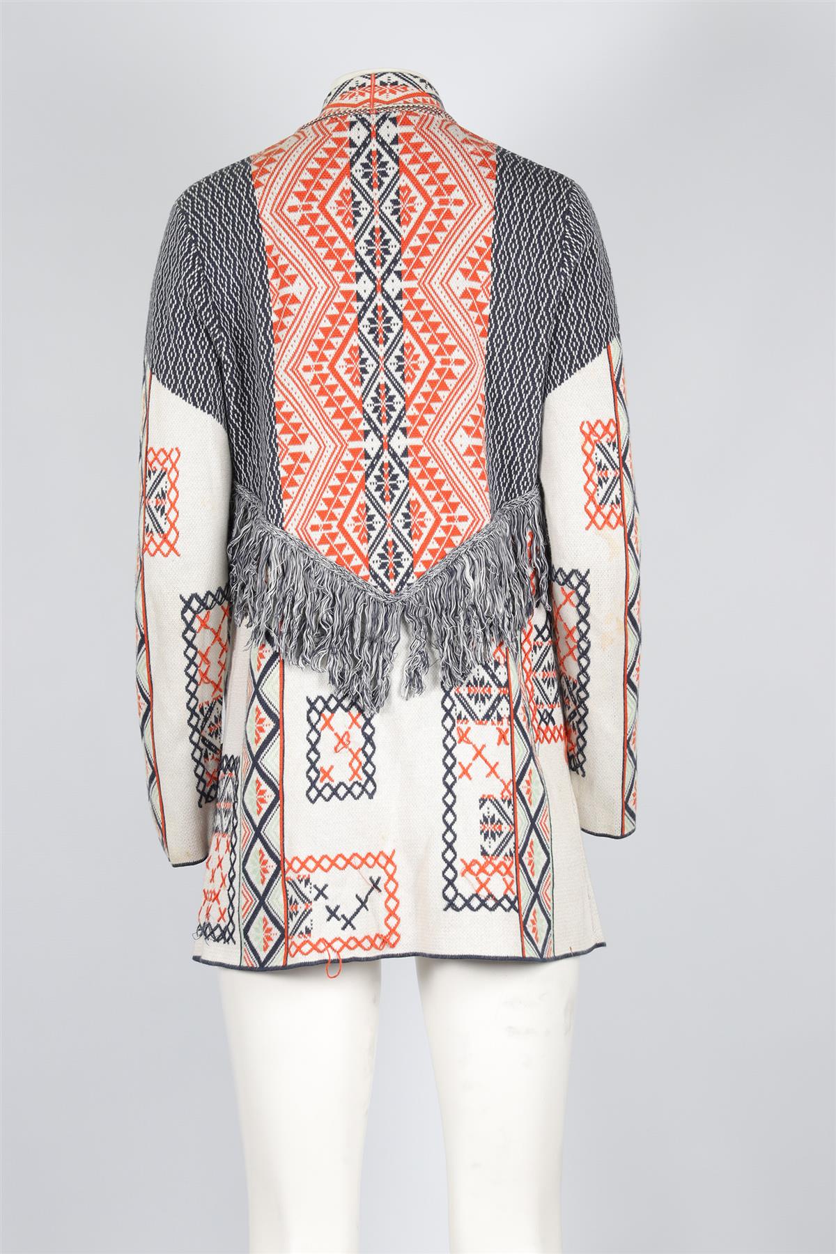 BCBG MAX AZRIA MULTI COTTON CARDIGAN SMALL - Image 4
