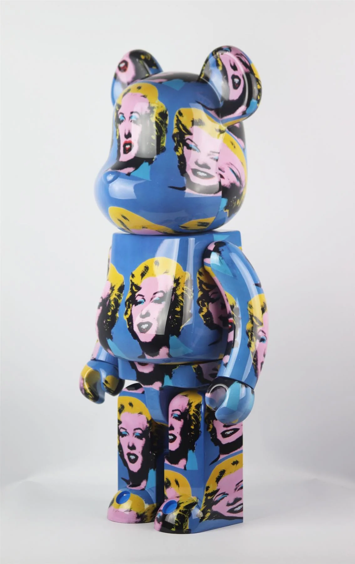 BE@RBRICK + ANDY WARHOL MARILYN MONROE PRINTED BEARBRICK VINYL FIGURE - Image 3
