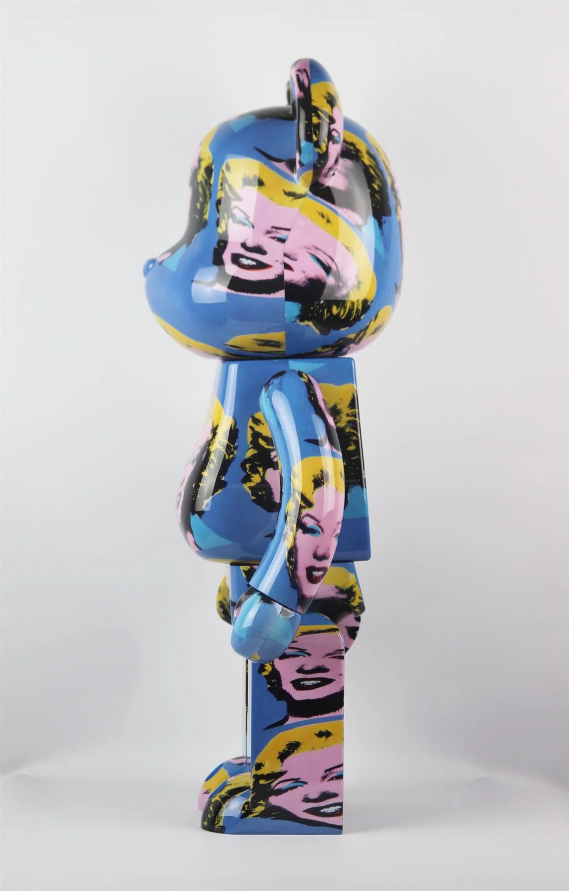 BE@RBRICK + ANDY WARHOL MARILYN MONROE PRINTED BEARBRICK VINYL FIGURE - Image 4