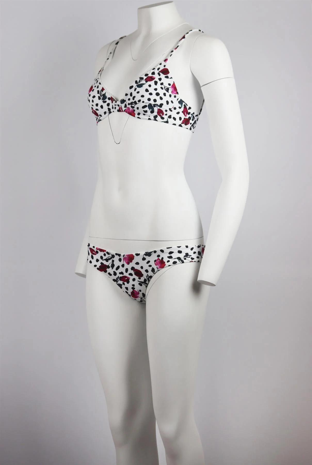 BEACH RIOT FLORAL PRINT UNDERWIRED BIKINI SMALL/MEDIUM - Image 3