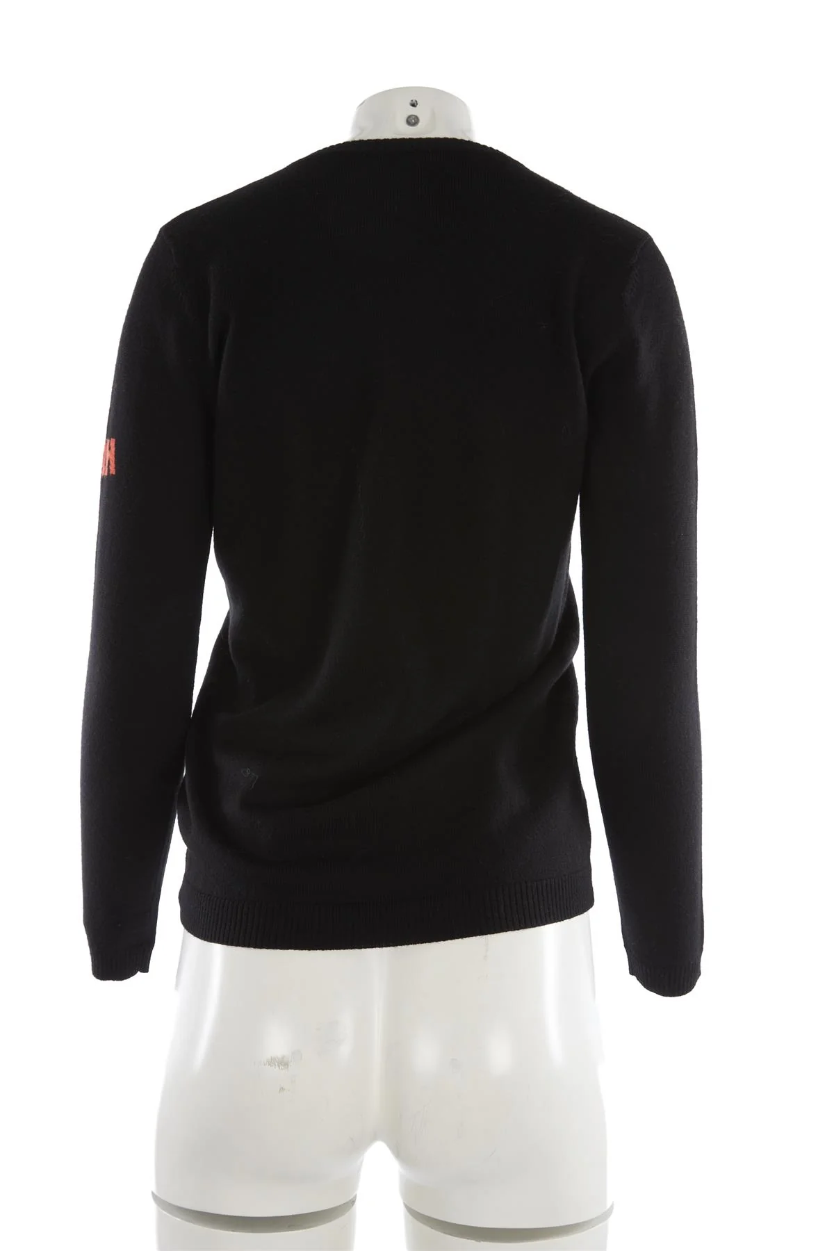 BELLA FREUD BLACK WOOL SWEATER SMALL - Image 4