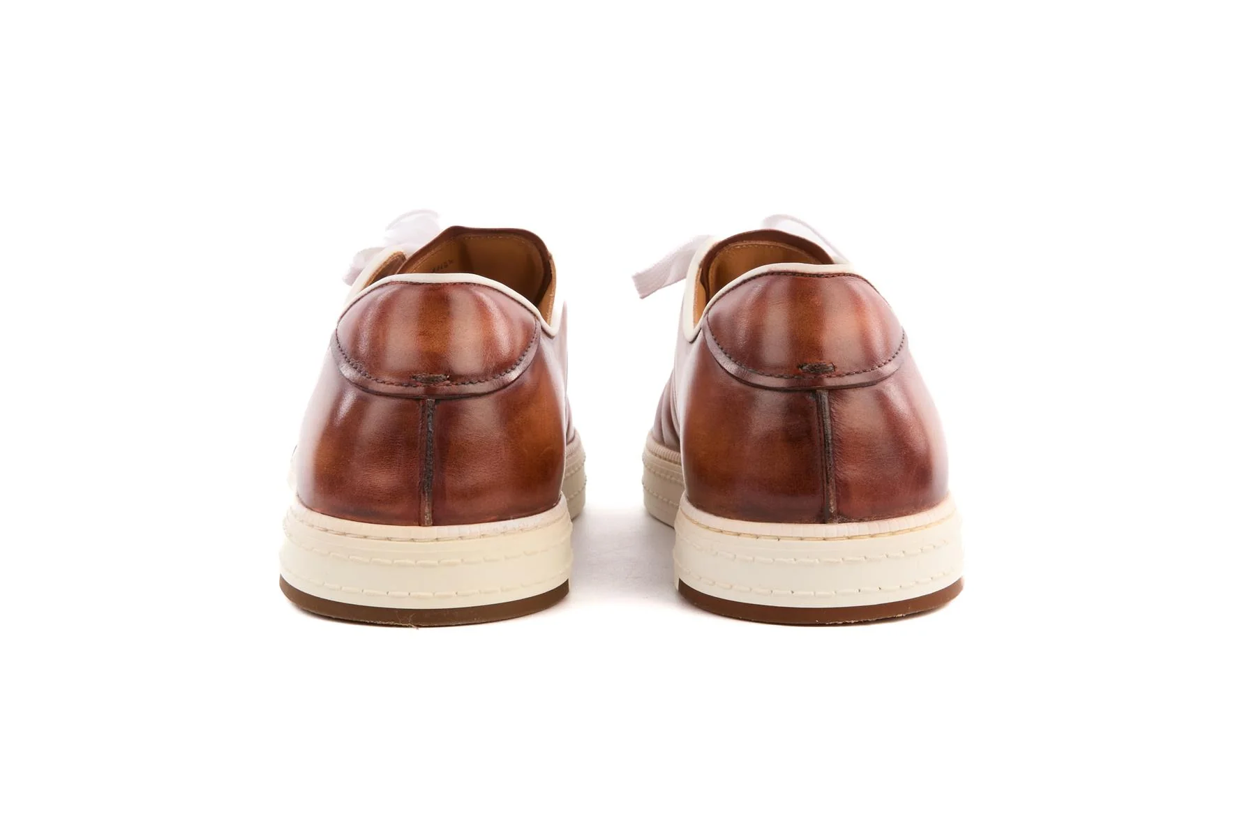 BERLUTI BROWN MEN'S LEATHER SNEAKERS UK 8.5 EU 42.5 US 9.5 - Image 5