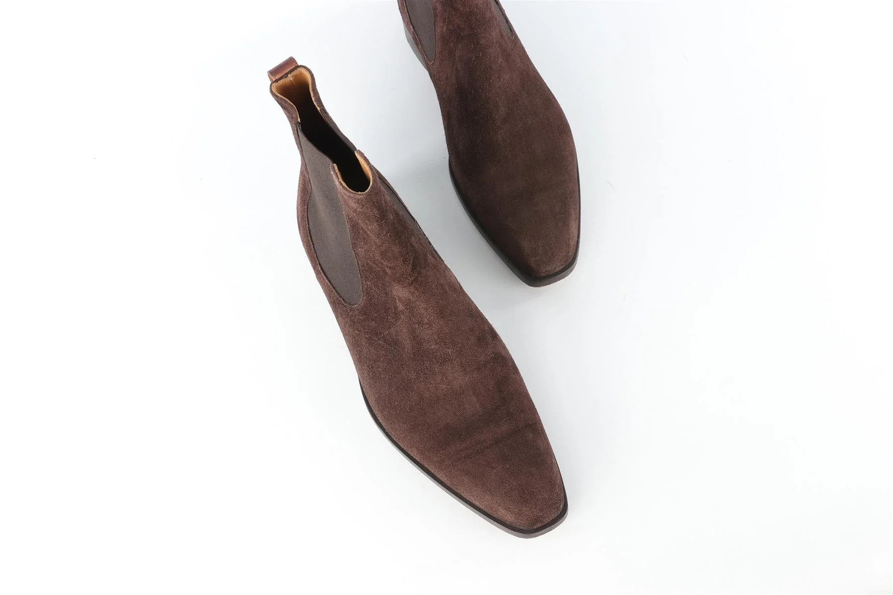 BERLUTI BROWN MEN'S SUEDE ANKLE BOOTS EU 42 UK 8 US 9 - Image 4