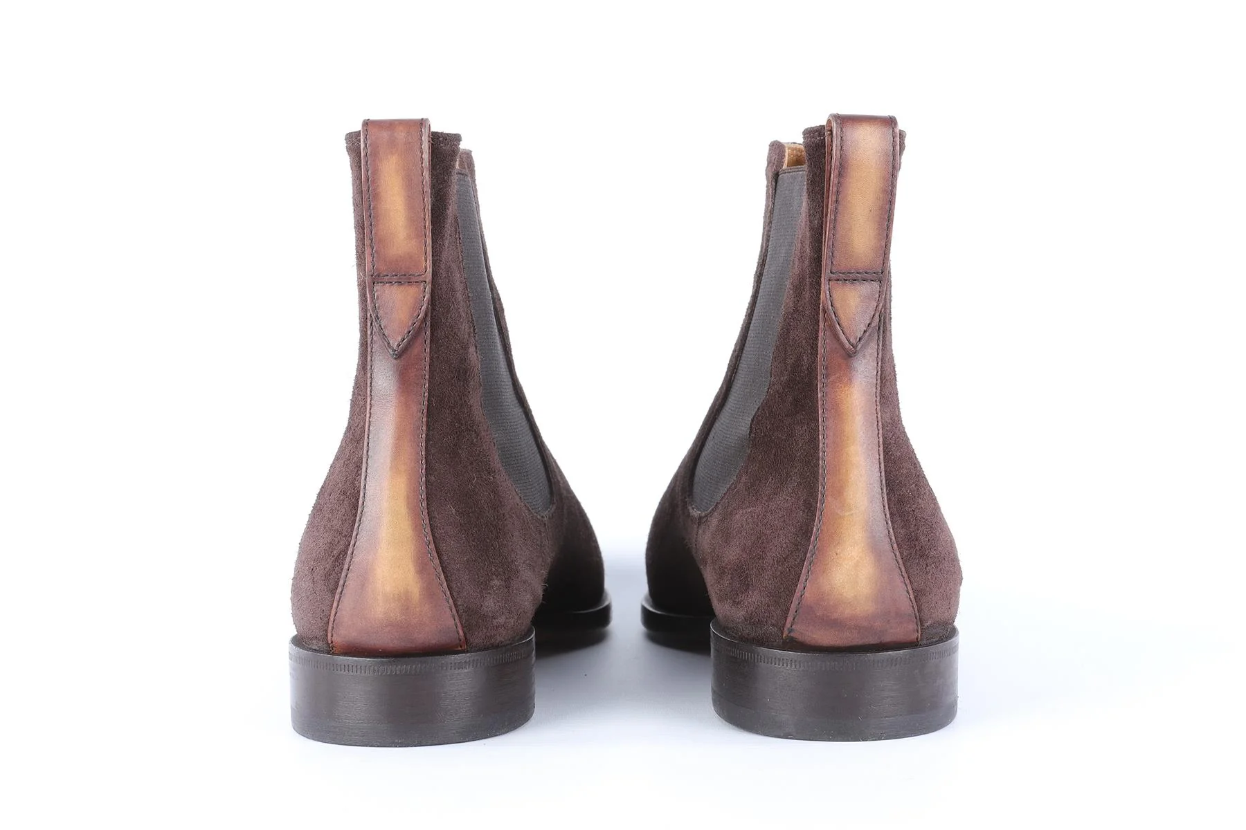 BERLUTI BROWN MEN'S SUEDE ANKLE BOOTS EU 42 UK 8 US 9 - Image 5