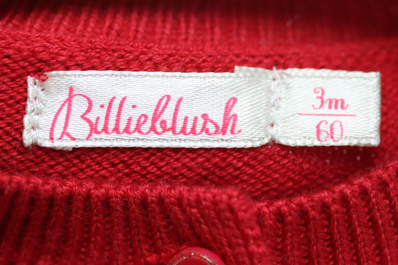 BILLIEBLUSH BABY GIRLS KNITTED CARDIGAN 3 MONTHS - Image 4