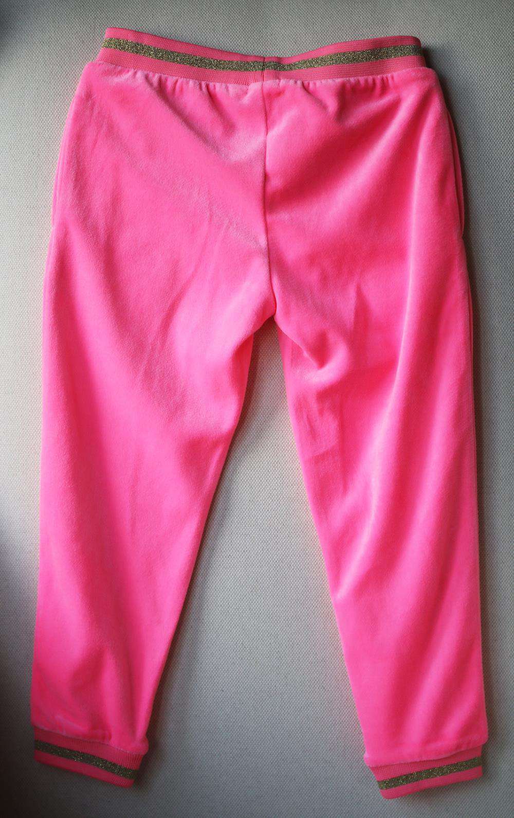 BILLIEBLUSH KIDS GIRLS LOGO VELOUR TRACKSUIT 5 YEARS - Image 5