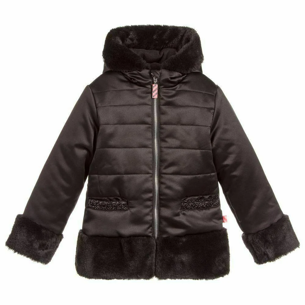 BILLIEBLUSH KIDS GIRLS SATIN COAT 5 YEARS