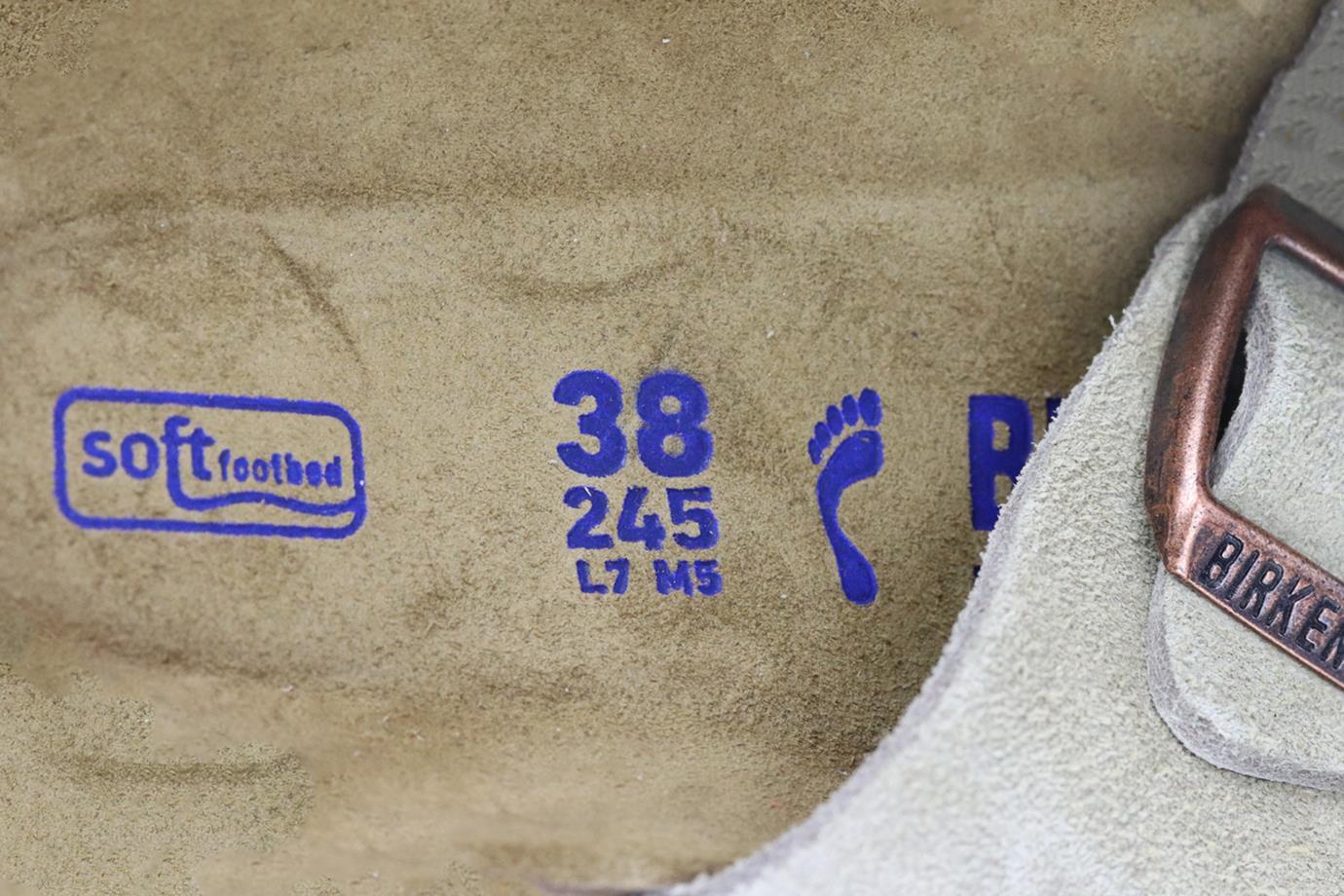 BIRKENSTOCK ARIZONA SUEDE SLIDES EU 38 UK 5 US 8 - Image 6