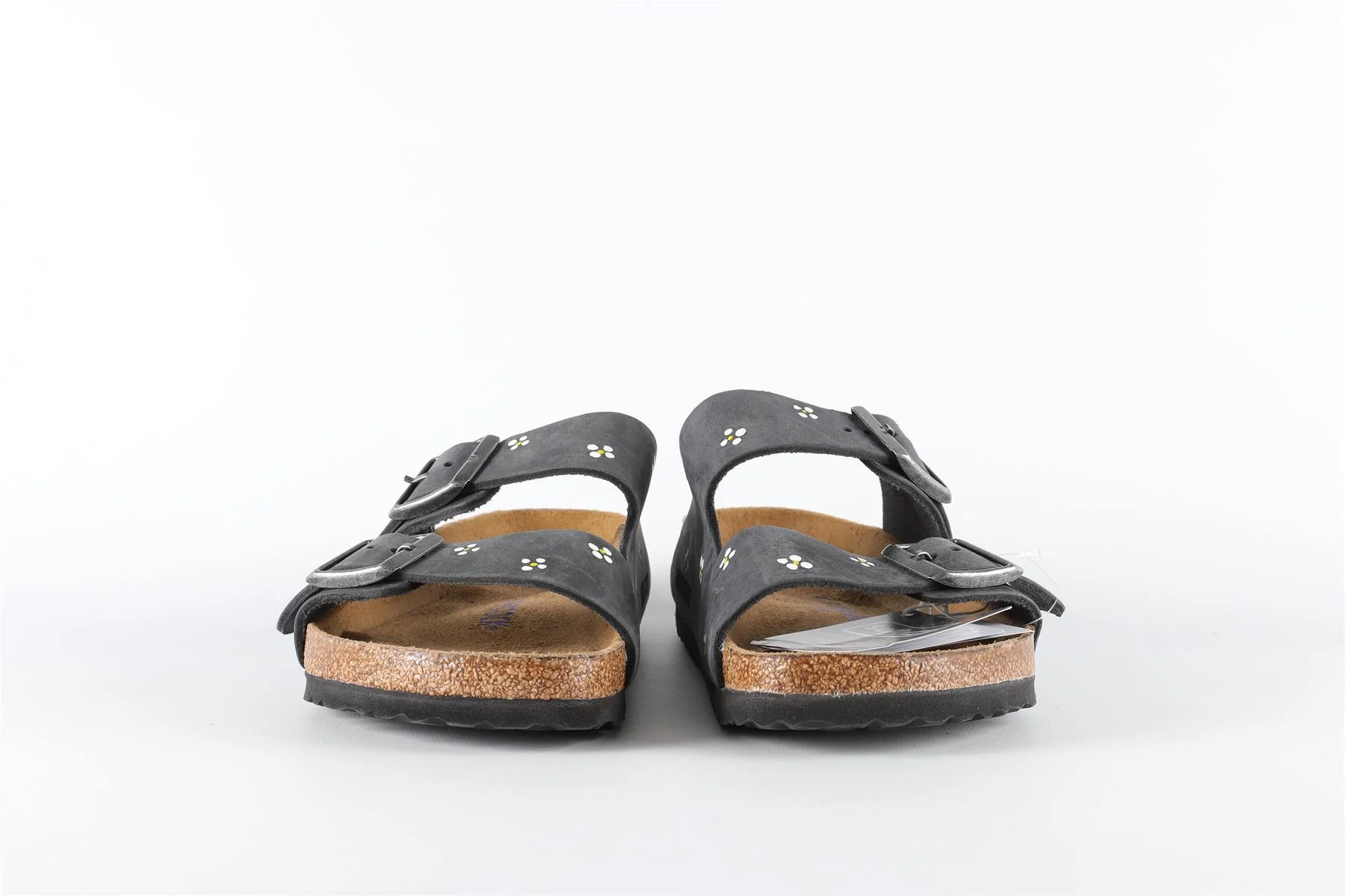 BIRKENSTOCK BLACK SUEDE SANDALS EU 38 UK 5 US 8 - Image 12