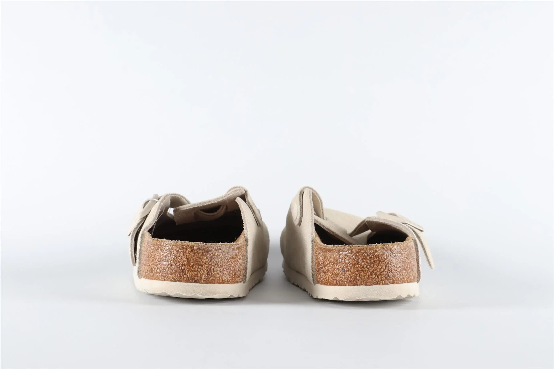 BIRKENSTOCK ECRU SUEDE MULES EU 38 UK 5 US 8 - Image 5