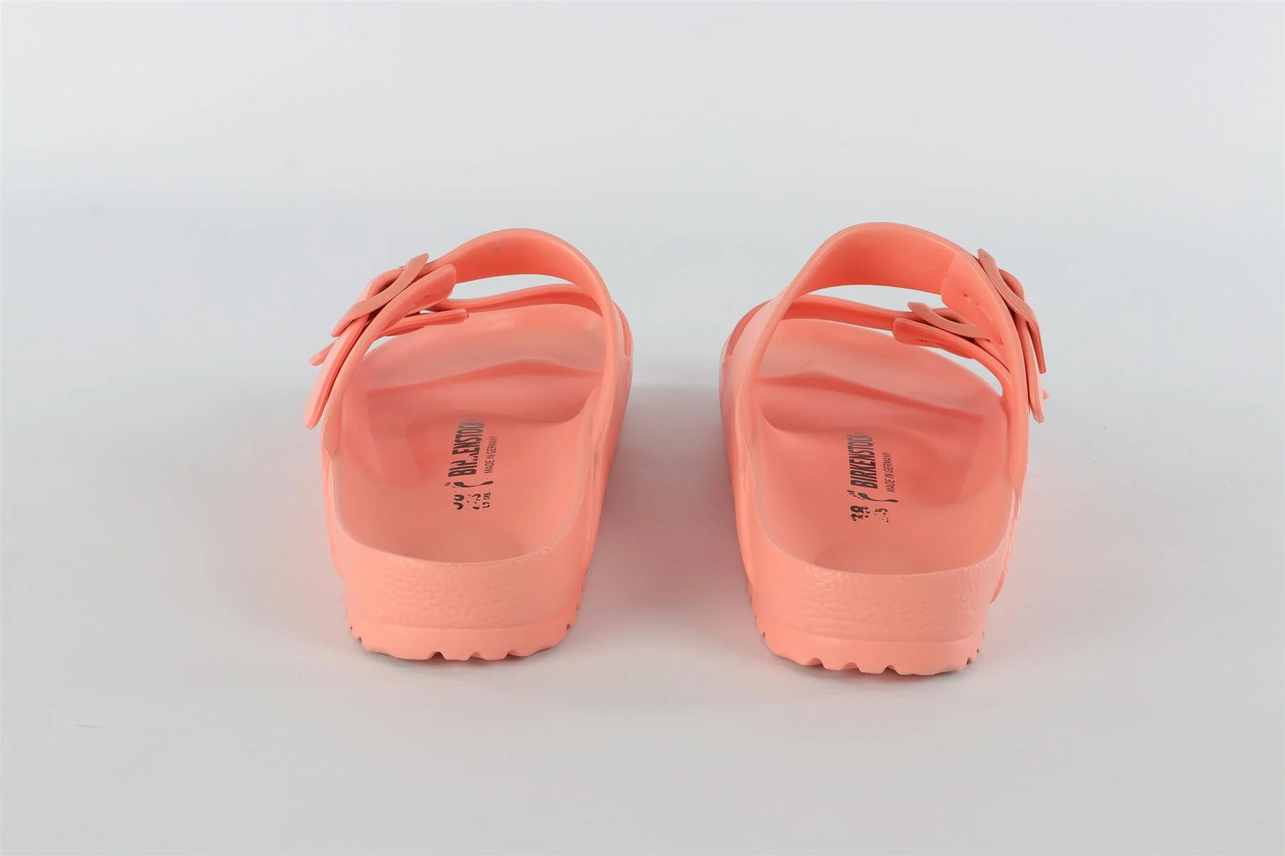 BIRKENSTOCK ORANGE RUBBER SANDALS EU 38 UK 5 US 8 - Image 5