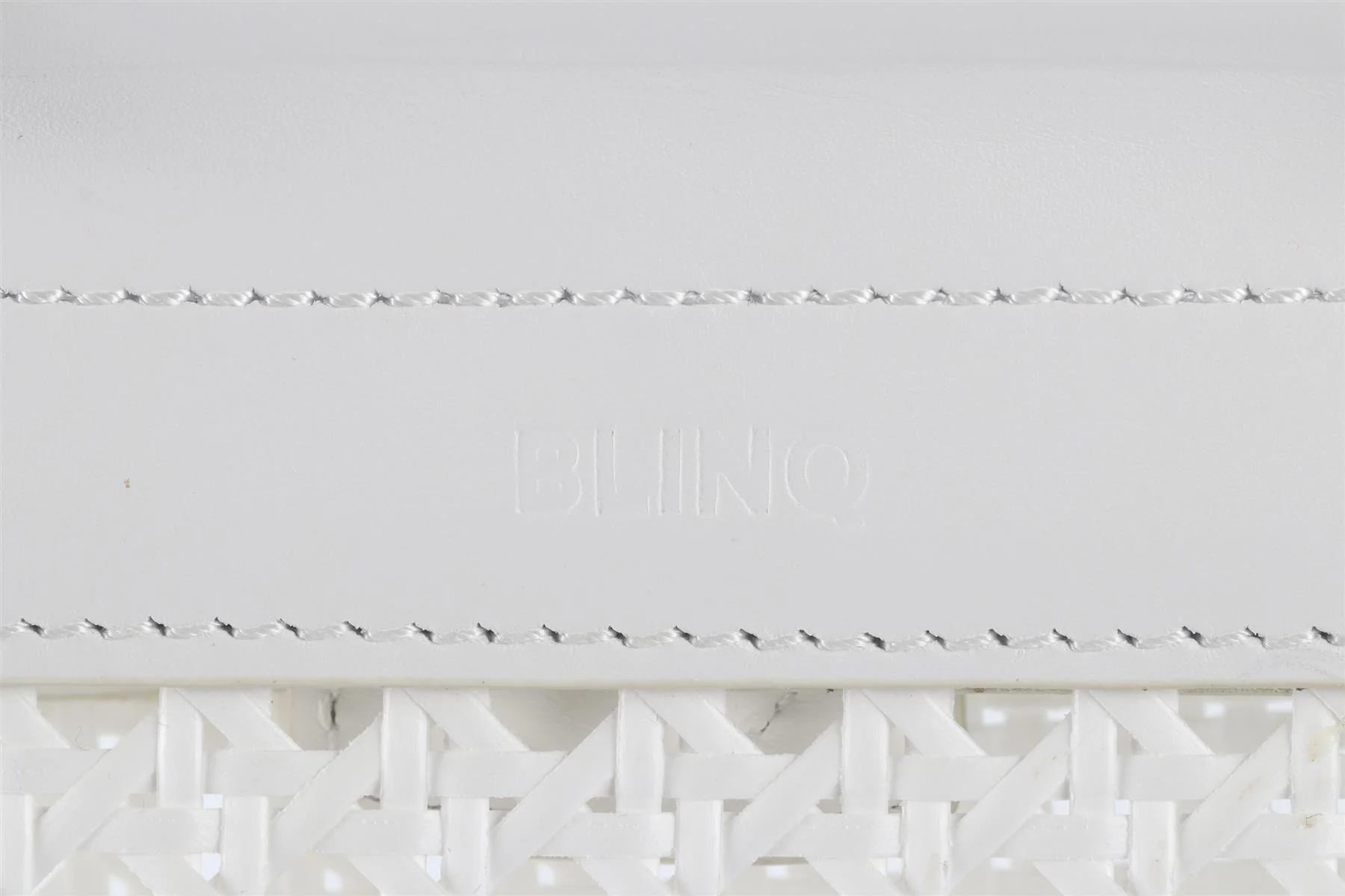 BLINQ WHITE LEATHER HANDBAG - Image 9