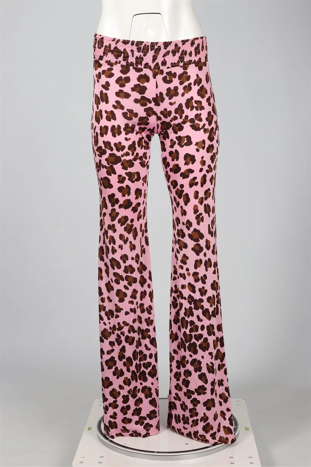 BLUMARINE PINK SILK FLARED PANTS IT 42 UK 10 - Image 2