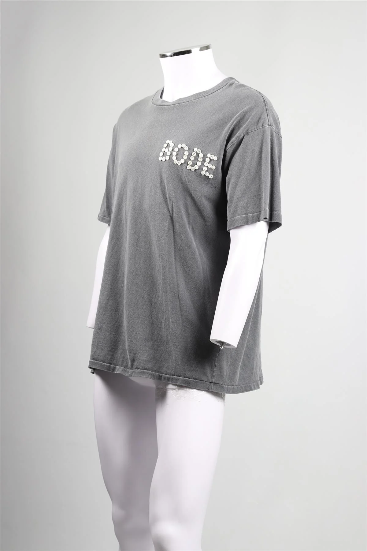 BODE GREY MEN'S COTTON T-SHIRT SMALL - Image 3