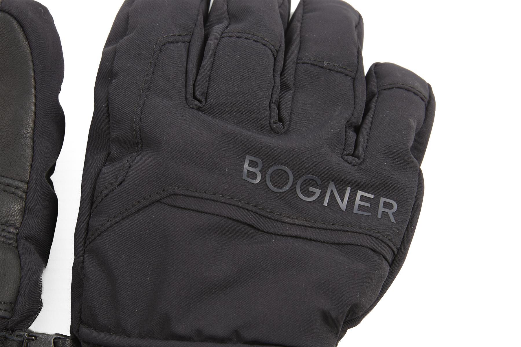 BOGNER BLACK KIDS GIRLS SKI GLOVES 8-9 YEARS - Image 3