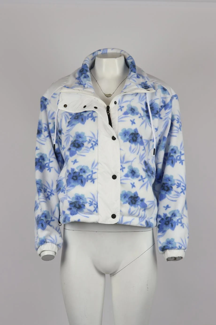 BOGNER FIRE+ICE + LOVESHACKFANCY FLORAL PRINT FLEECE JACKET SMALL - Image 2