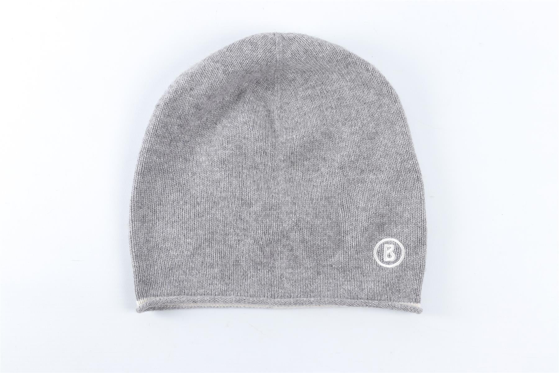 BOGNER GREY MEN'S CASHMERE BEANIE MEDIUM - Image 2