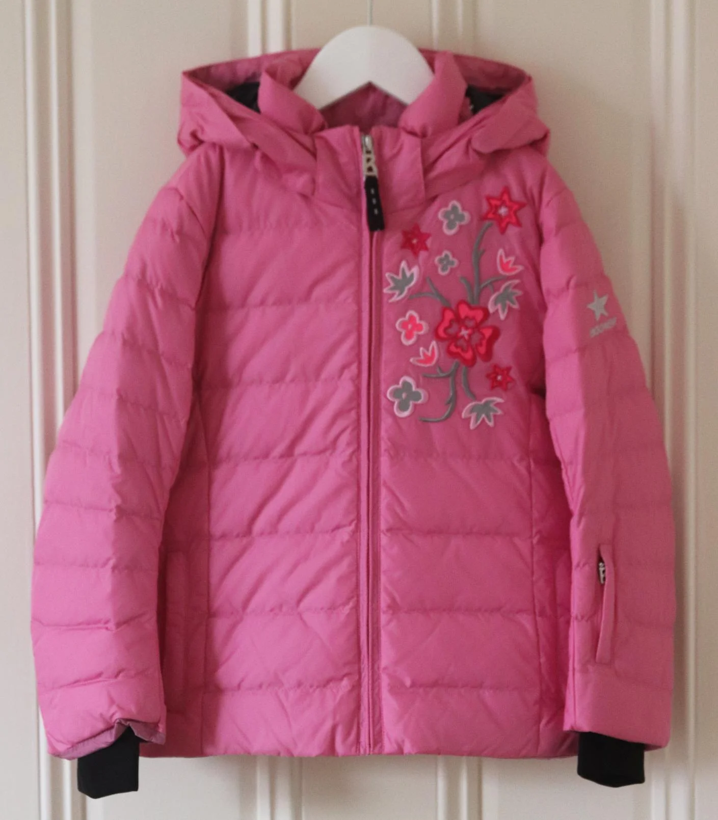 BOGNER KIDS GIRLS PADDED DOWN SKI JACKET SMALL - Image 2