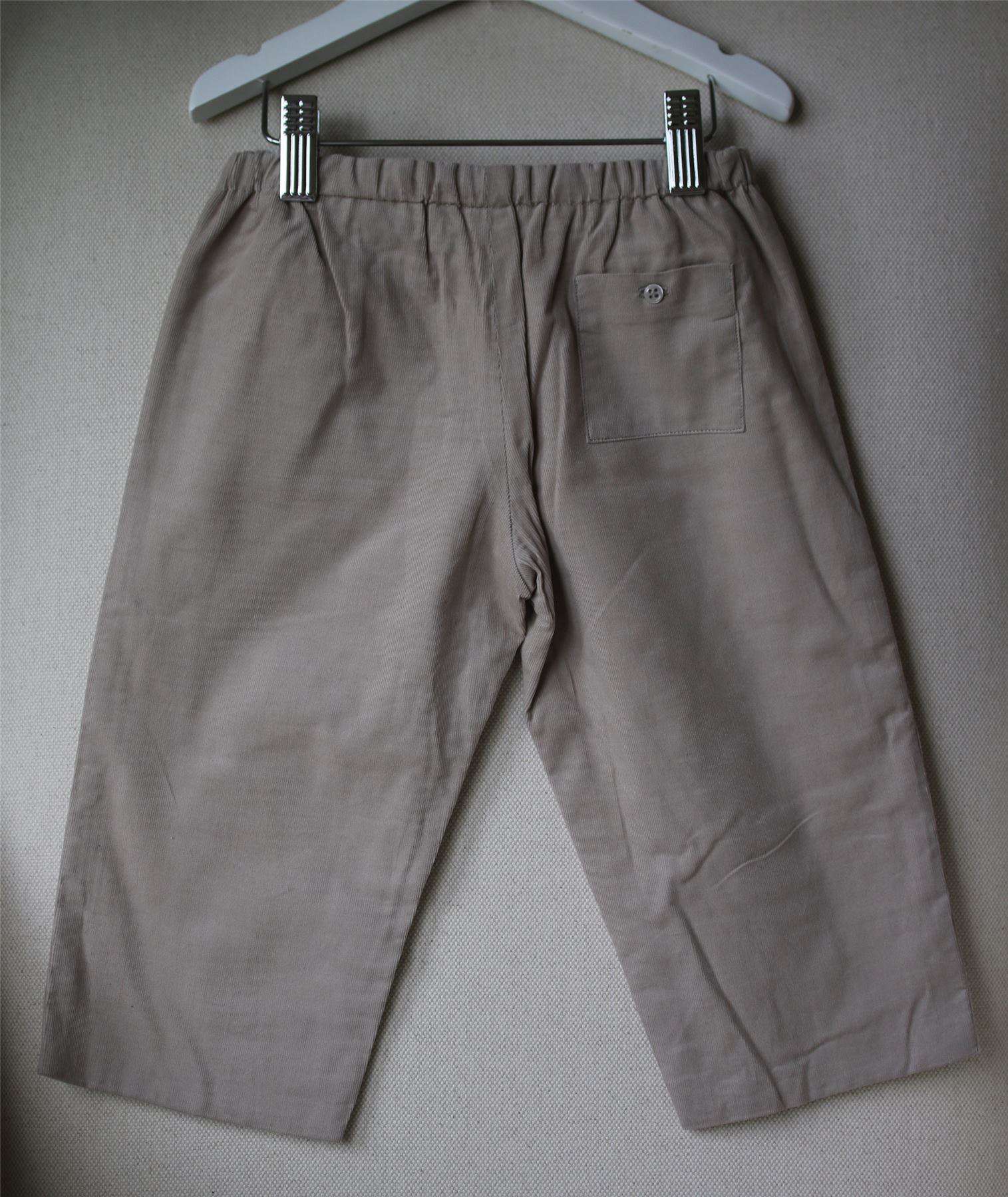 BONPOINT BABY BEIGE CORDUROY TROUSERS 2 YEARS - Image 2