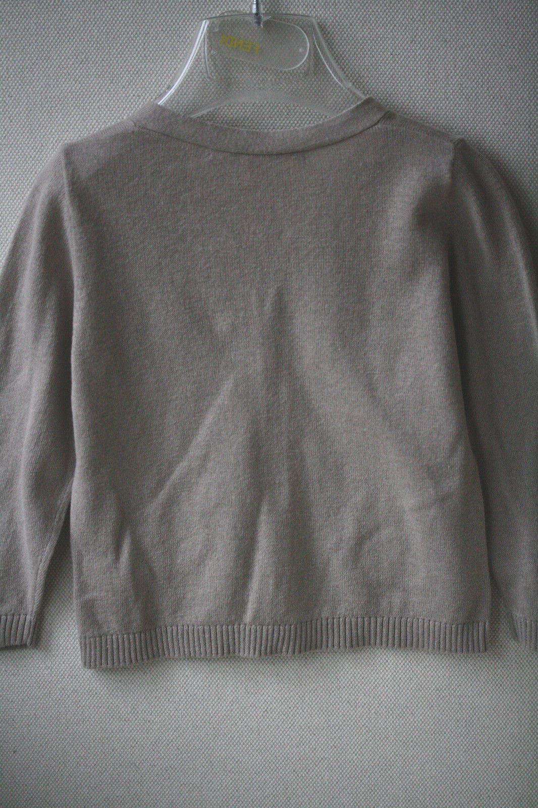 BONPOINT BABY BEIGE COTTON CARDIGAN 18 MONTHS - Image 2