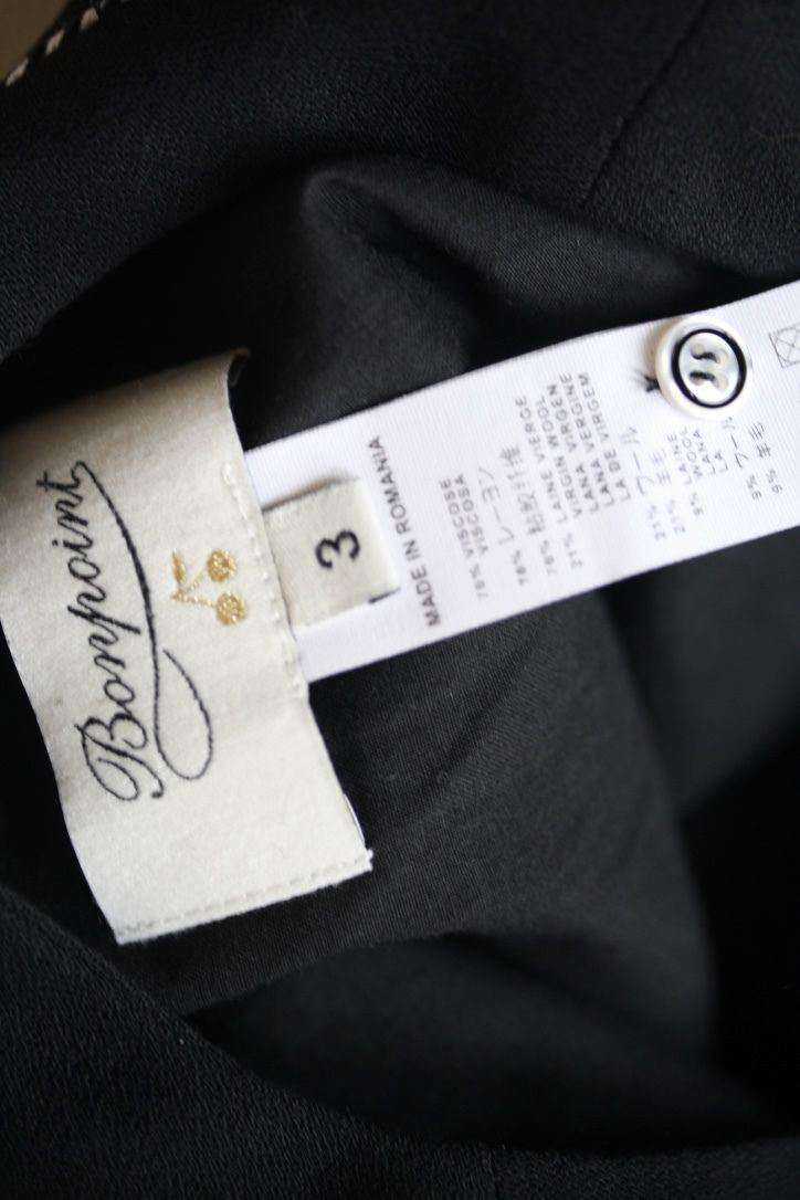 BONPOINT BABY BLUETTE BLACK DRESS 3 YEARS - Image 2