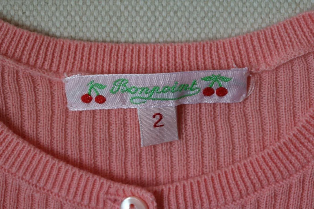 BONPOINT BABY CORAL CARDIGAN 2 YEARS - Image 3