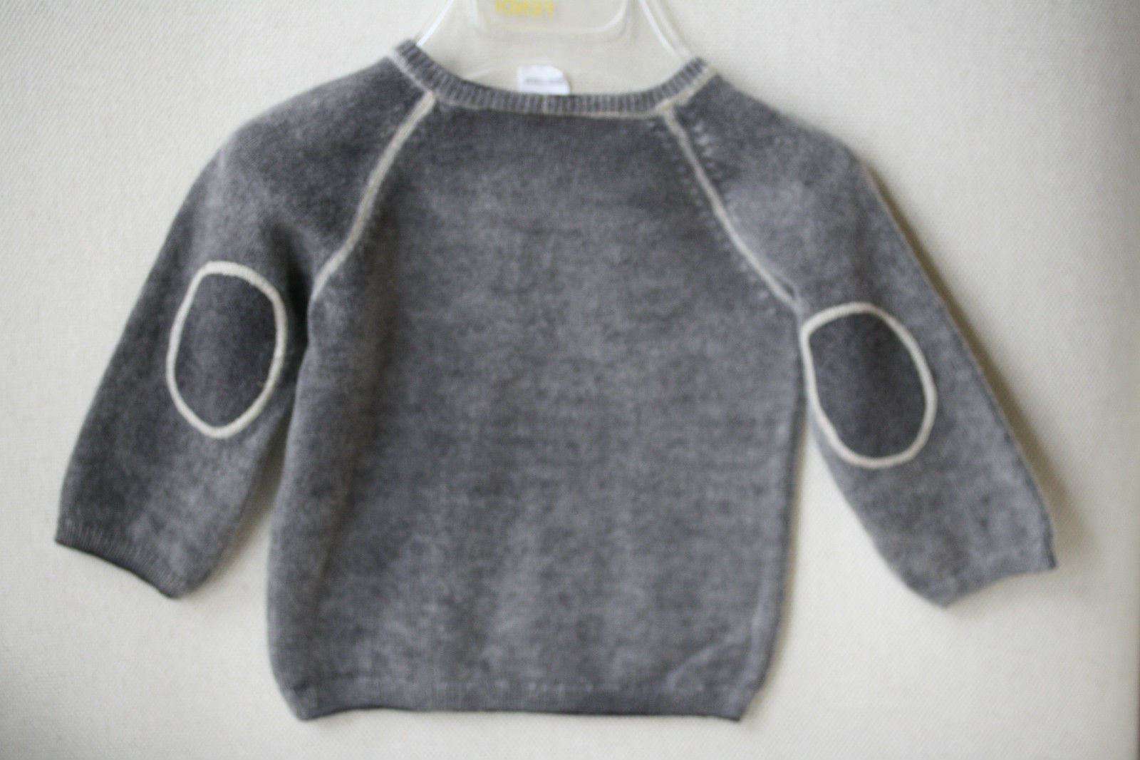 BONPOINT BABY DARK GREY CASHMERE SWEATER 6 MONTHS - Image 2
