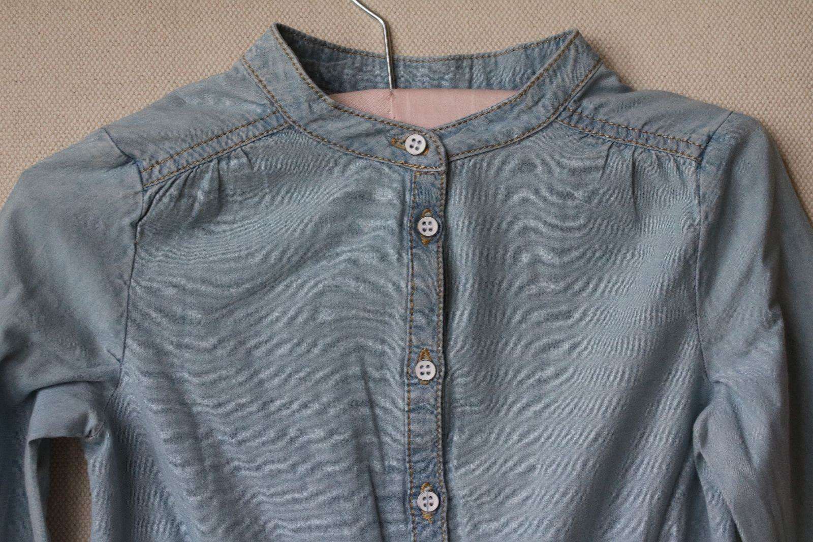 BONPOINT BABY GIRLS CHAMBRAY JUMPSUIT 3 YEARS - Image 3