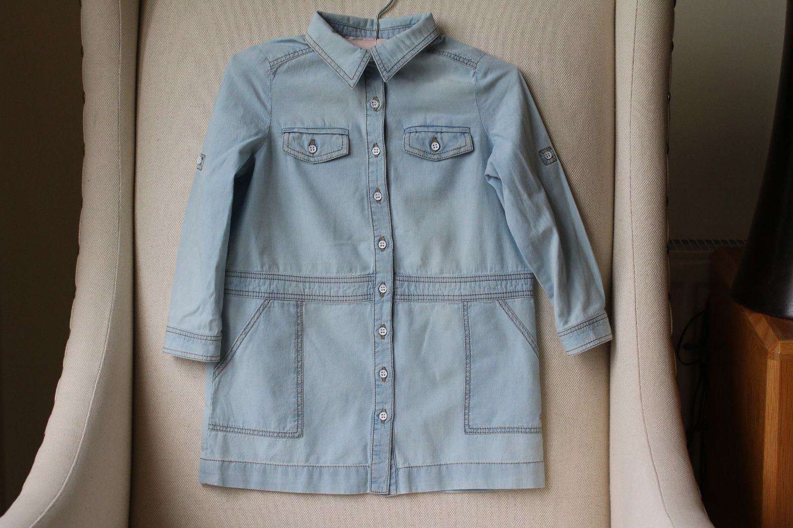 BONPOINT BABY GIRLS CHAMBRAY JUMPSUIT 3 YEARS - Image 6