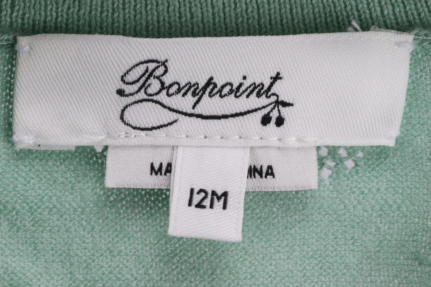 BONPOINT BABY GIRLS COTTON CARDIGAN 12 MONTHS - Image 4