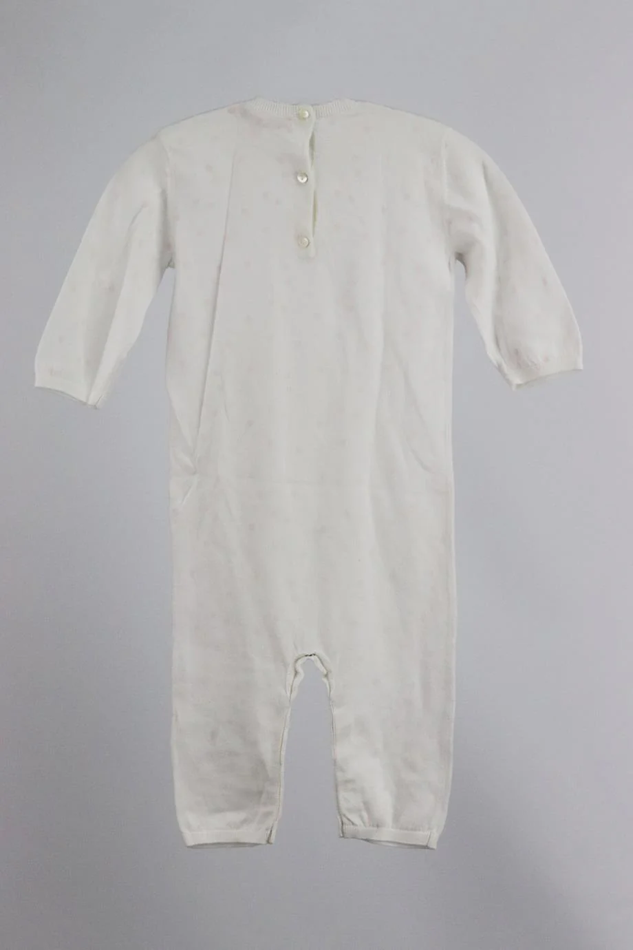 BONPOINT BABY GIRLS COTTON ONESIE 12 MONTHS - Image 3