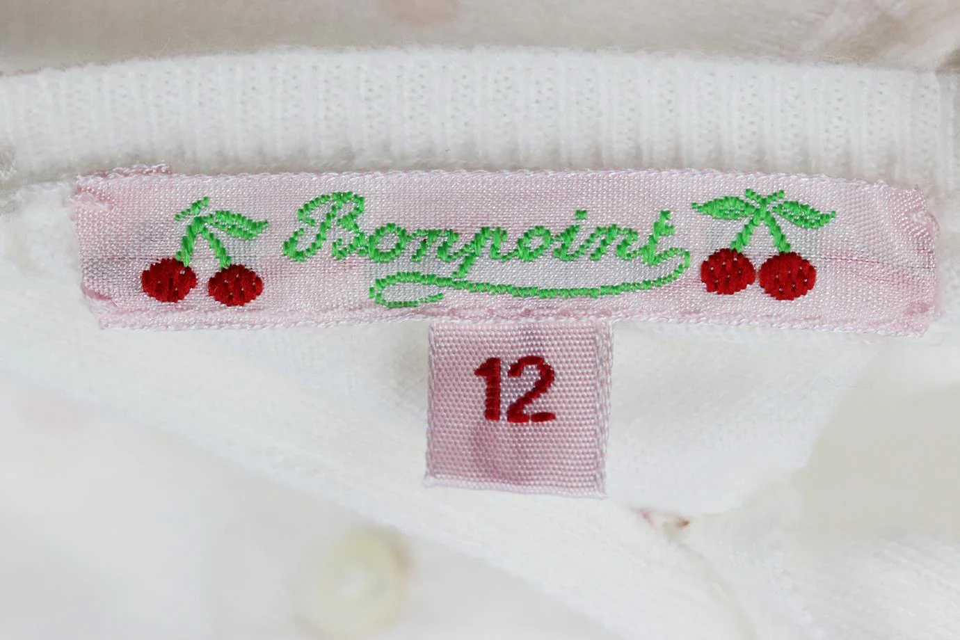 BONPOINT BABY GIRLS COTTON ONESIE 12 MONTHS - Image 4