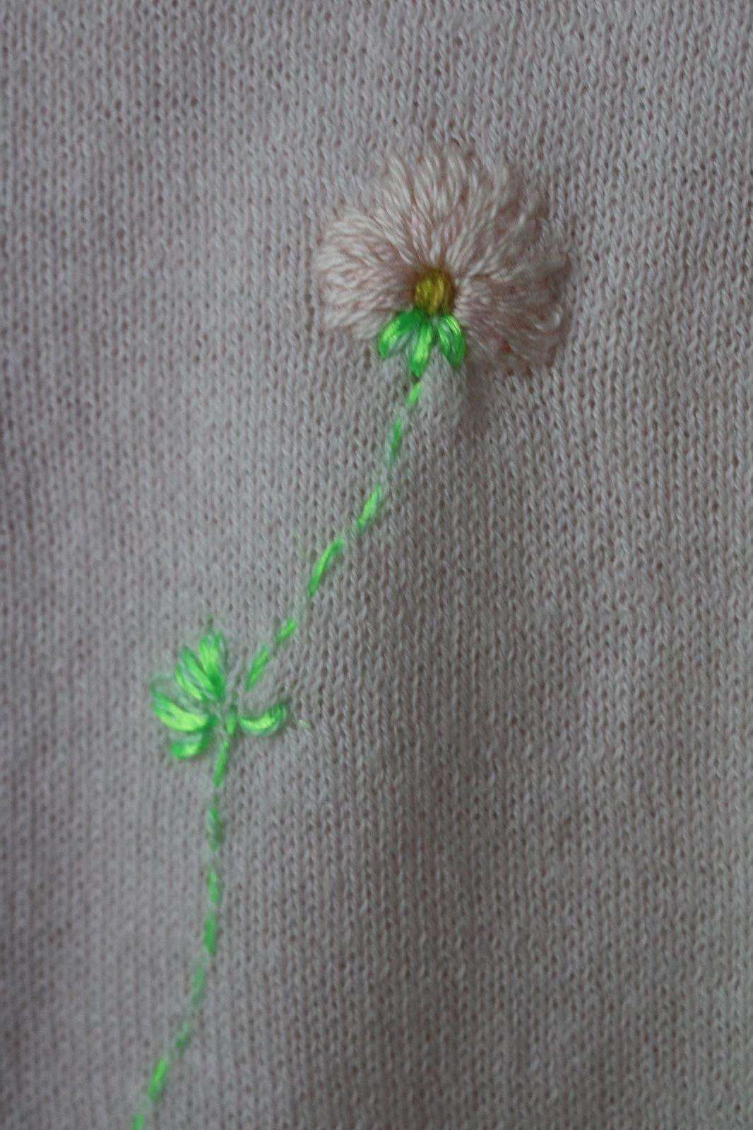 BONPOINT BABY GIRLS EMBROIDERED CARDIGAN 3 YEARS - Image 2