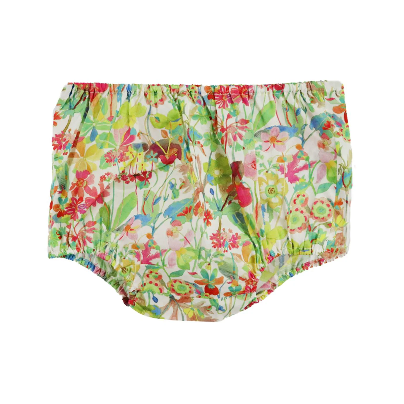 BONPOINT BABY GIRLS FLORAL COTTON TOP AND BLOOMERS SET 12 MONTHS - Image 3