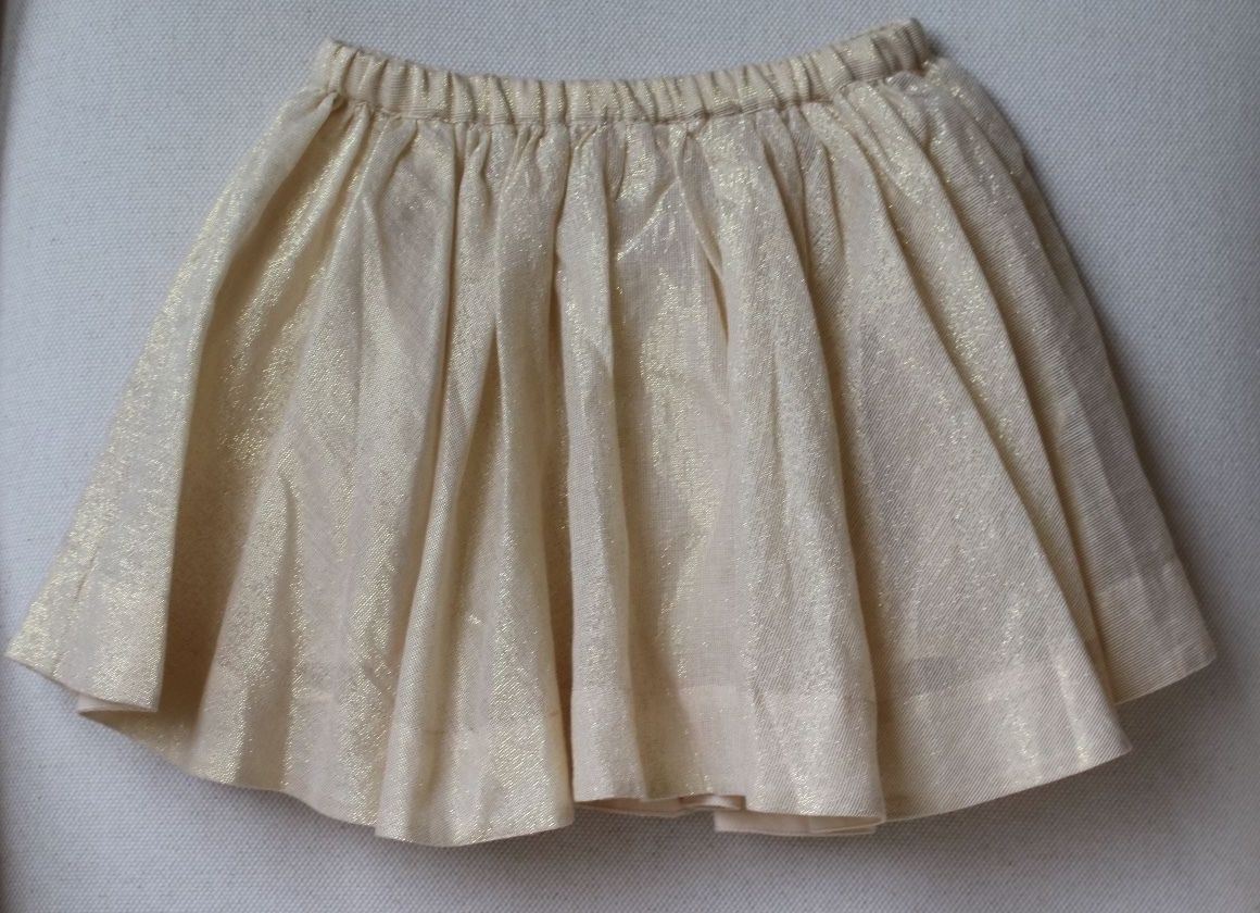 BONPOINT BABY GIRLS GOLD ELISE BLOUSE AND SOLINA SKIRT SET 4 YEARS - Image 8