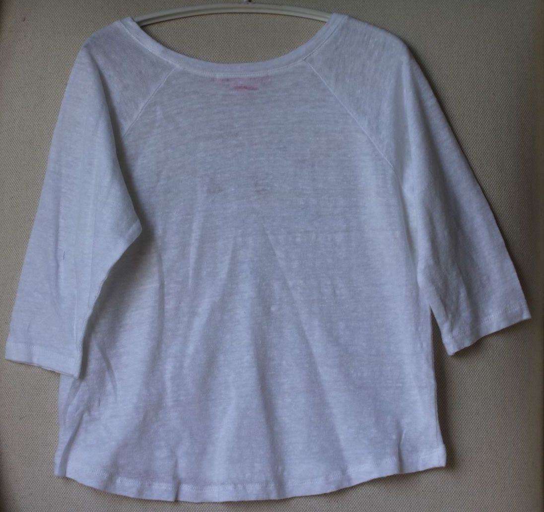 BONPOINT BABY GIRLS LINEN T-SHIRT TOP 4 YEARS - Image 3